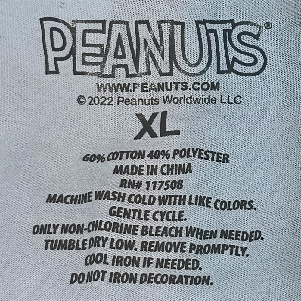 NWT ~ Officially Licensed Snoopy "Do Not Disturb" Graphic T-Shirt (Size: XL) - Picture 3 of 3